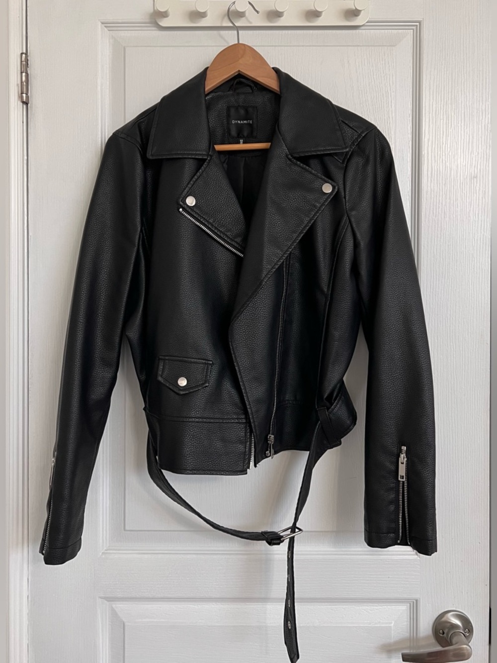 NWOT Dynamite Faux Leather Biker Jacket